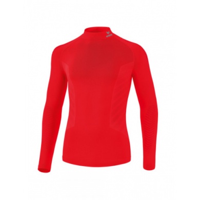 Erima Funktionsunterwäsche Langarmshirt Athletic mit Kragen (nahtlos) rot Herren